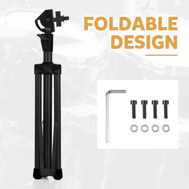 Alt view image 5 of 5 - TENTEOTEN Electronic Mounting Stand with Plate, Portable Mounting Stand for Electronic Modules & Controller Multi Pads and Drum Pads (Black)