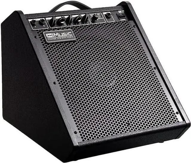 Alt view image 2 of 7 - Electric Drum AMP 100-Watt Electronic Drum Amplifier DM100 Keyboard Ser with Wireless Audio Connection, with 3-Band EQ and DI Out Black