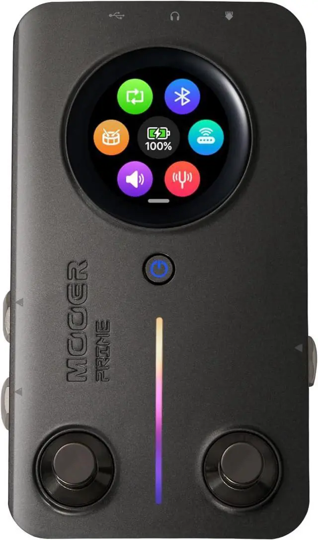 Main image of Prime M2 Multi Effects Processor Headphone Amp, Stereo Bass Guitar Pedals with 194 Effect Models Loading MNRS and Third-party IR Sample Files Touch Screen for Performance Practice, Gray