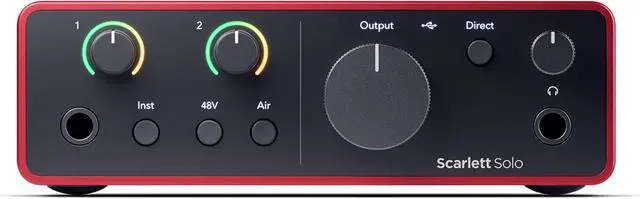 Main image of ?Scarlett?Solo?4th Gen USB Audio Interface, for the Guitarist, Vocalist, or Producer ? High-Fidelity, Studio Quality Recording, and All the Software You Need to Record