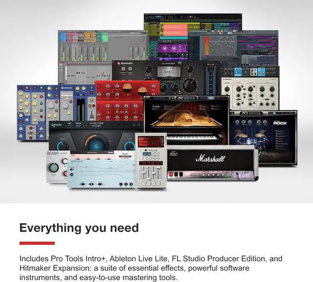 Alt view image 7 of 7 - ?Scarlett?Solo?4th Gen USB Audio Interface, for the Guitarist, Vocalist, or Producer ? High-Fidelity, Studio Quality Recording, and All the Software You Need to Record