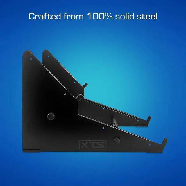 Alt view image 4 of 6 - 2-Tier XTS Desktop Stand, Adjustable Length from 10.6" - 18.5" for Sampler/Synth/MIDI Controller/Drum Machine, fits MPC Live 2/MPC One/TR-8S/Analog Rytm/Octatrack, easy to assemble and rze