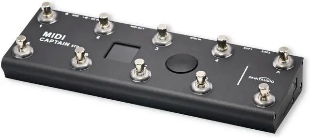 Main image of MIDI Captain Foot Controller Multi-Effects Keyboards Synthzer USB-MIDI musical software Bias with Time Engine Function Support all PC/CC/Note commander 10 Foot Switches