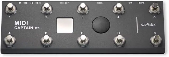 Alt view image 2 of 7 - MIDI Captain Foot Controller Multi-Effects Keyboards Synthzer USB-MIDI musical software Bias with Time Engine Function Support all PC/CC/Note commander 10 Foot Switches