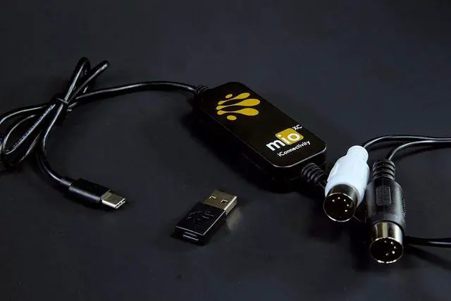 Alt view image 3 of 3 - The First C (and USB A) Type Mac, PC, iOS, and Android Compatible MIDI Interface (mioXC)