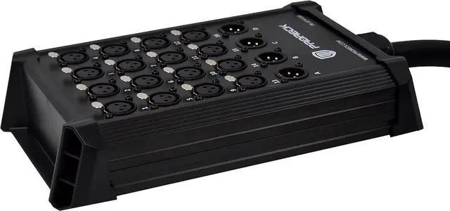 Alt view image 2 of 7 - 16-Channel Low Profile XLR Send Circuit Board Snake Cables, XLR Splitter Cable for Live, Recording, Stage, Studio, 100 Feet Long