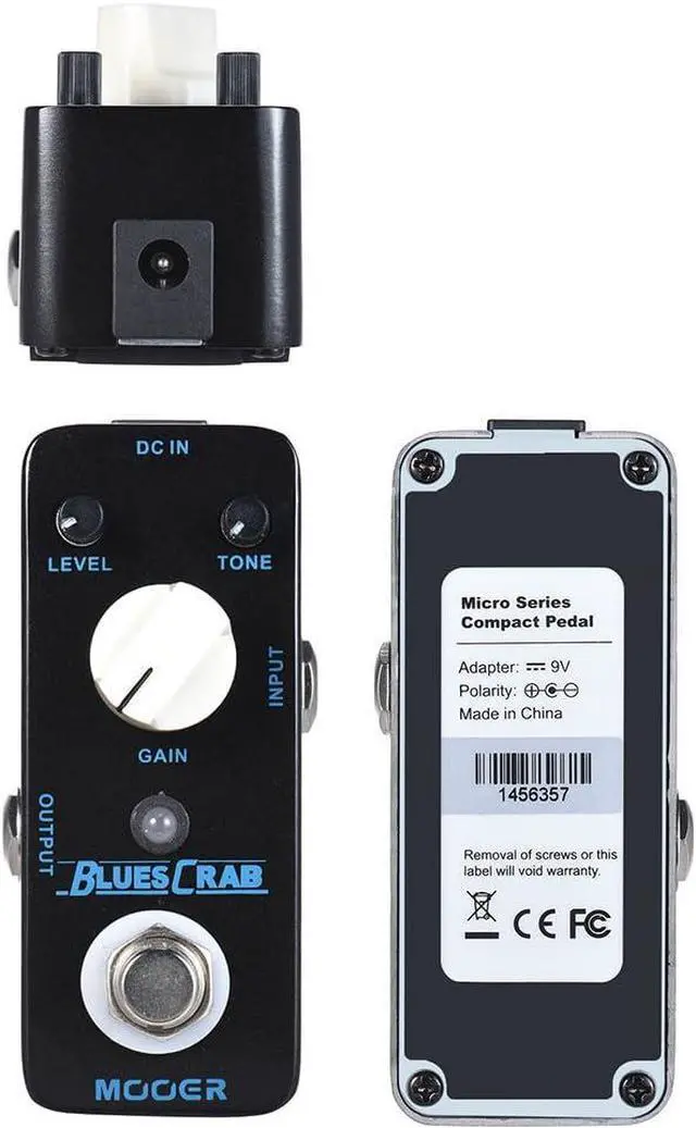 Alt view image 3 of 7 - Blues Crab, classic blues overdrive