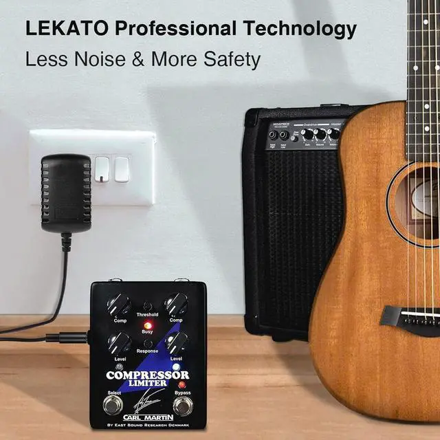 Alt view image 5 of 7 - Guitar Looper Pedal Effect Pedal with Tuner Function Looper Pedal Loops 9 Loops 40 minutes Record Time with USB Cable and 9V 0.6A Pedal Power Supply Adapter