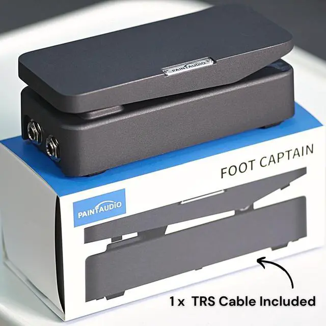 Alt view image 6 of 7 - Paint Audio Foot Captain Dual Outputs Expression Pedal Multi-effects Compatible for Tip/Ring Connection (Foot Captain)