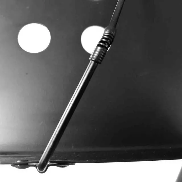 Alt view image 5 of 7 - Heavy-Duty Vented Die-Cast Sheet Music Stand with Hydraulic Grip Height Adjustment up to 71 Inches and Triple Layer Anti-Rust Coating