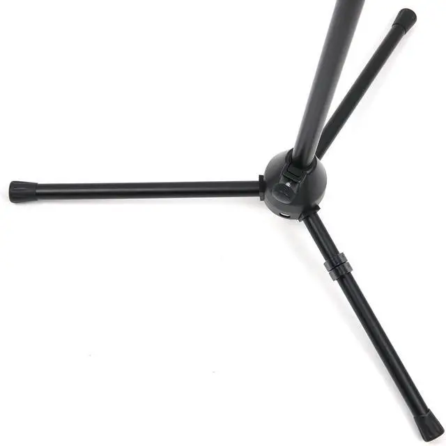 Alt view image 7 of 7 - Heavy-Duty Vented Die-Cast Sheet Music Stand with Hydraulic Grip Height Adjustment up to 71 Inches and Triple Layer Anti-Rust Coating