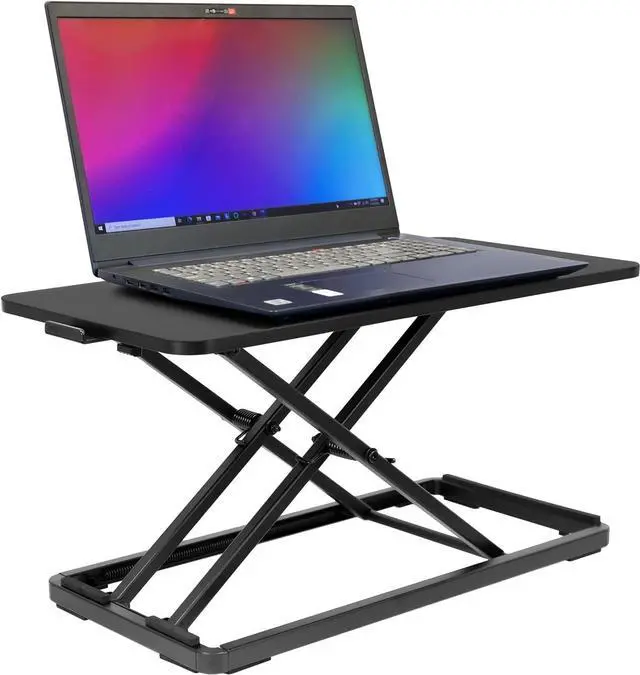 Alt view image 2 of 7 - Standing Keyboard Tray, Adjustable Height Keyboard Riser for Desktop, Ergonomic Sit Stand Key board and Mouse Platform, Ergonomic Lifter for Keyboard and Laptops 23.6 x 11.8 Inch