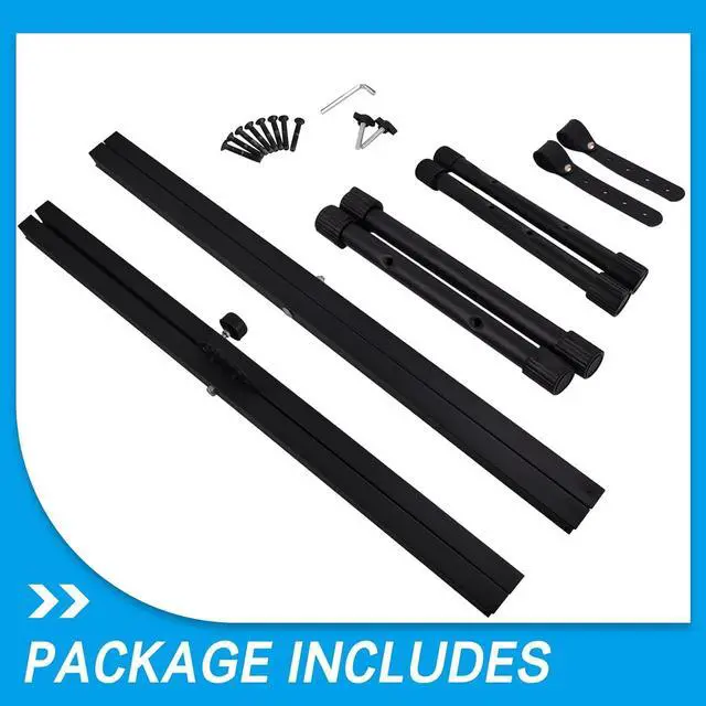 Alt view image 5 of 7 - Piano Keyboard Stand and Bench Set, Double-X Keyboard Stand Adjustable Digital Piano Stand with Lockable Straps, (Piano Keyboard Stand x 1, Piano Bench x 1), Black
