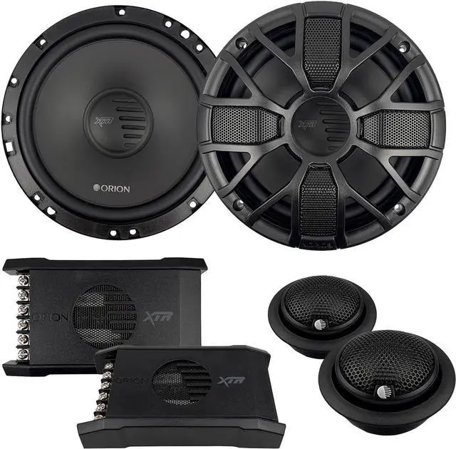 Main image of XTR Series XTR65.SC 2-Way Coaxial Car Audio Component System - 6.5 Speakers, Full Range, Enhanced Bass, 450W, 4 Ohms, Easy Installation, 1 Silk Dome Tweeter, External Passive Crossover -Pair