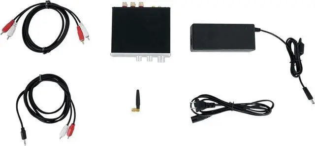 Alt view image 6 of 7 - BLUAMP 21 Silver 2.1 Channel Bluetooth 5.1 Amplifier Receiver, 200W Peak/150W RMS, RCA/AUX Inputs, Passive Subwoofer Output, Compact Design for Home Audio