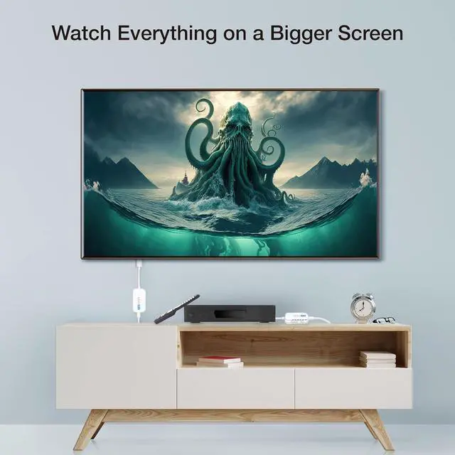 Alt view image 6 of 7 - Wireless HDMI Transmitter & Receiver, 4K 30Hz, Screen Mirroring and Extending for Laptop/PC/PS5, 30m Range