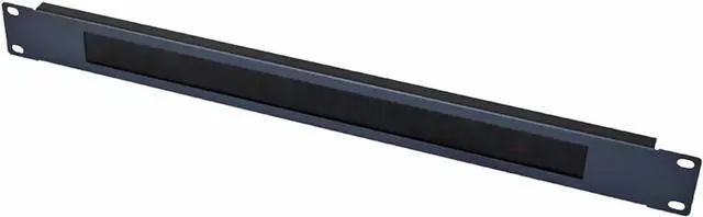 Alt view image 2 of 4 - 1U Brush Type Cable Management Horizontal Cable Manager Rack Mount Server Cabinet Manager 6 Pack