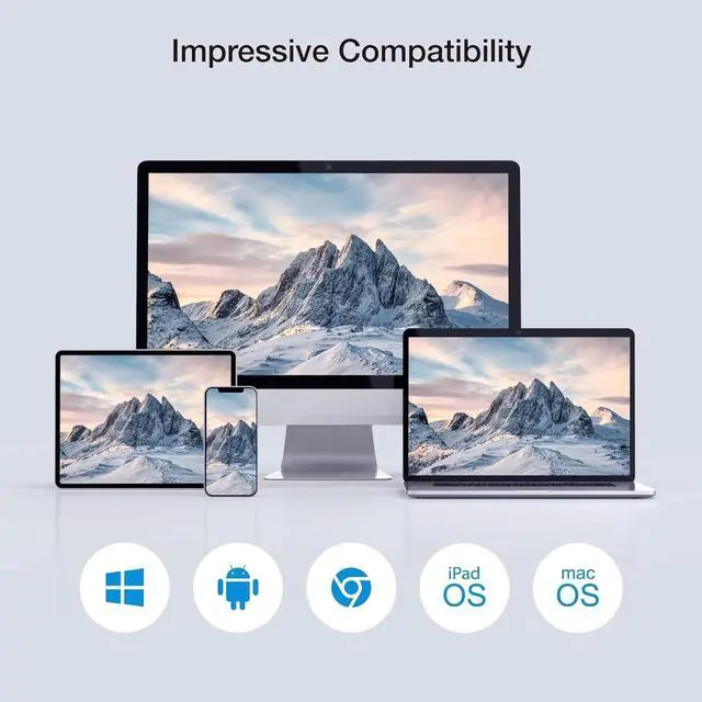 Alt view image 7 of 7 - Wireless HDMI Transmitter & Receiver, 4K 30Hz, Screen Mirroring and Extending for Laptop/PC/PS5, 30m Range
