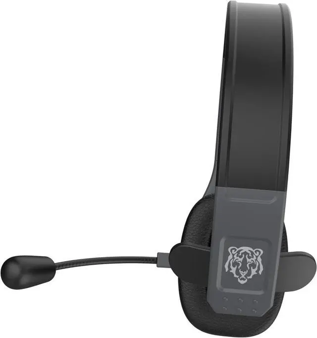 Alt view image 6 of 7 - Storm Gray - Premium Trucker Bluetooth Headset - Wireless Noise Canceling Mono Headset with Mic - High-Fidelity Sound, 30-Hour Talk Time, USB-C Charging - for Truck Drivers, Bluetooth 5.0