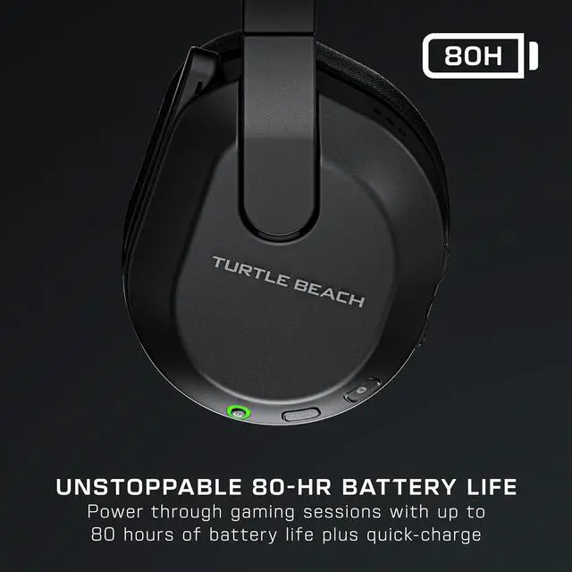 Alt view image 3 of 7 - Stealth 600 Wireless Multiplatform Amplified Gaming Headset for PC, PS5, PS4, & Mobile  Bluetooth, 80-Hr Battery, Noise-Cancelling Flip-to-Mute Mic, Waves 3D Audio Black