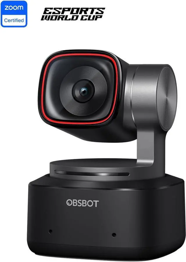 Alt view image 2 of 7 - Tiny 2 Webcam 4K Voice Control PTZ, AI Tracking Multi-Mode & Auto Focus, Web Camera with 1/1.5" Sensor, Gesture Control, 60 FPS, HDR Light Correction, Webcam for PC, Streaming, Meeting, etc.