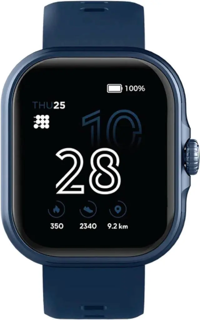 Main image of Cubitt Viva Smartwatch/Fitness Tracker with 1.84" Touch AMOLED Screen, Bluetooth Calling, 60+ Sports, Blood Oxygen, Heart Rate, Stress and Sleep Monitor, Waterproof, Step Counter for Men and Women