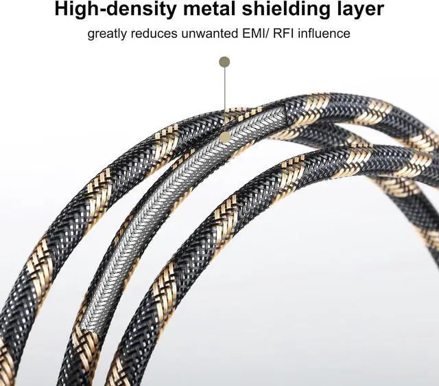 Alt view image 5 of 7 - Audiophiles USB Printer Cable Type C/USB C to USB B High Speed DAC Decoder Cable 9.8ft / 3M