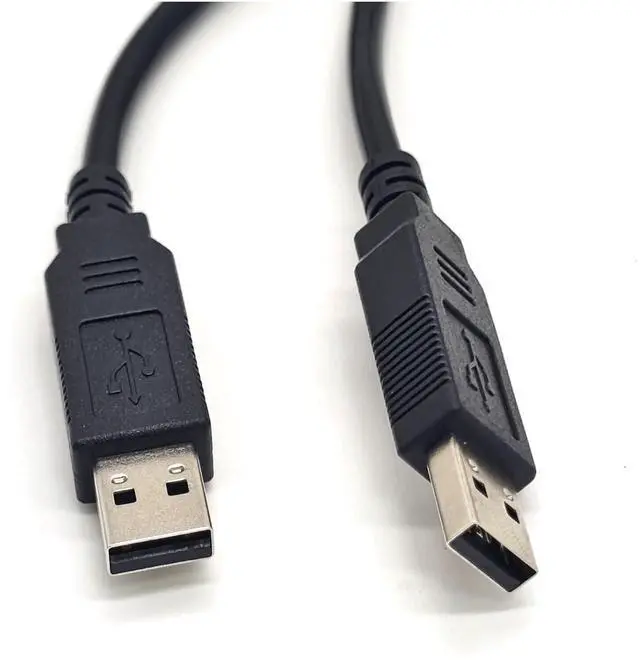 Alt view image 2 of 7 - USB 2.0 Male to USB 2.0 Male with FT232R Chipset Null Modem Cable for PC to PC Data Transfering Communication 2.5Meter