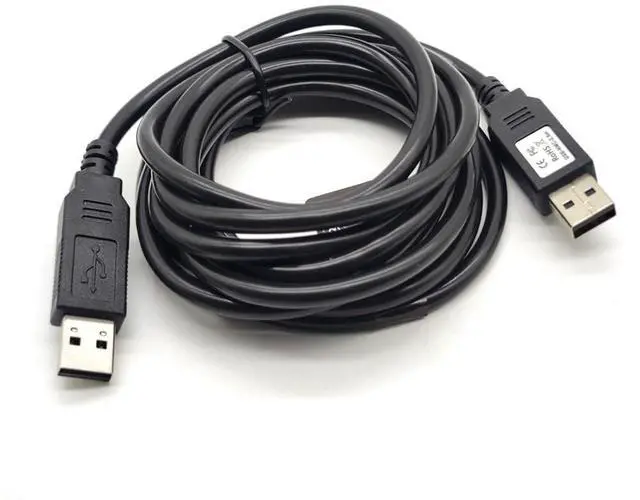 Alt view image 4 of 7 - USB 2.0 Male to USB 2.0 Male with FT232R Chipset Null Modem Cable for PC to PC Data Transfering Communication 2.5Meter