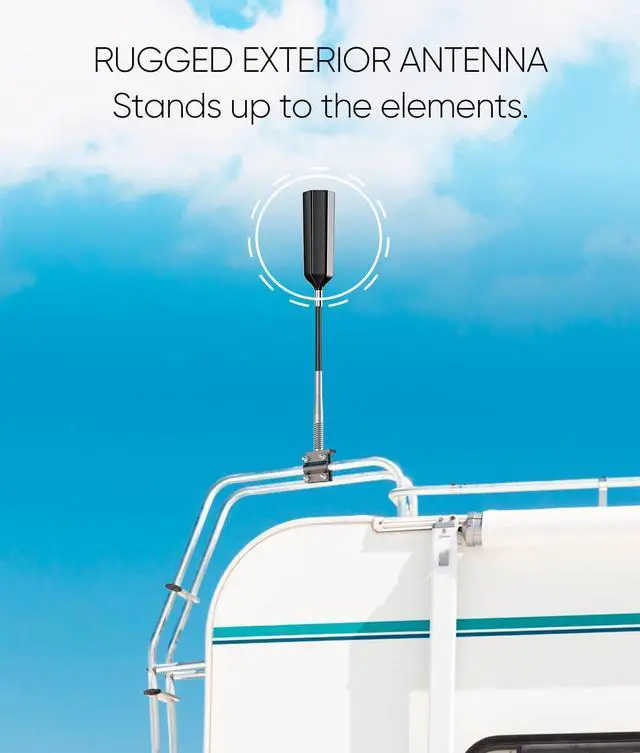 Alt view image 3 of 7 - Cell Phone Booster for RV Truck, T1 Cell Phone Signal Booster Kit for RV or Truck on Band 4, 66, 12, 13, 17,5, 2, 25, All Networks & Carriers - Verizon, AT&T, T-Mobile, Sprint & More