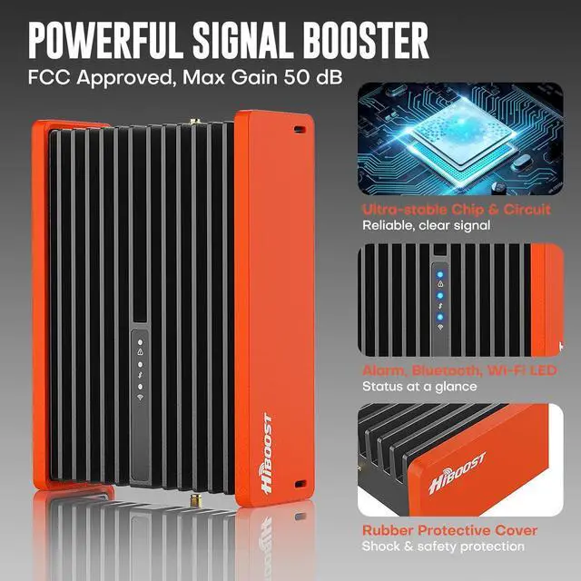 Alt view image 5 of 7 - Cell Phone Signal Booster for Trucks and SUVs | Boosts 5G & 4G LTE for All Carriers - Verizon, AT&T, T-Mobile & More | Weatherproof Antenna | Ultra-Stable Booster | FCC Approved