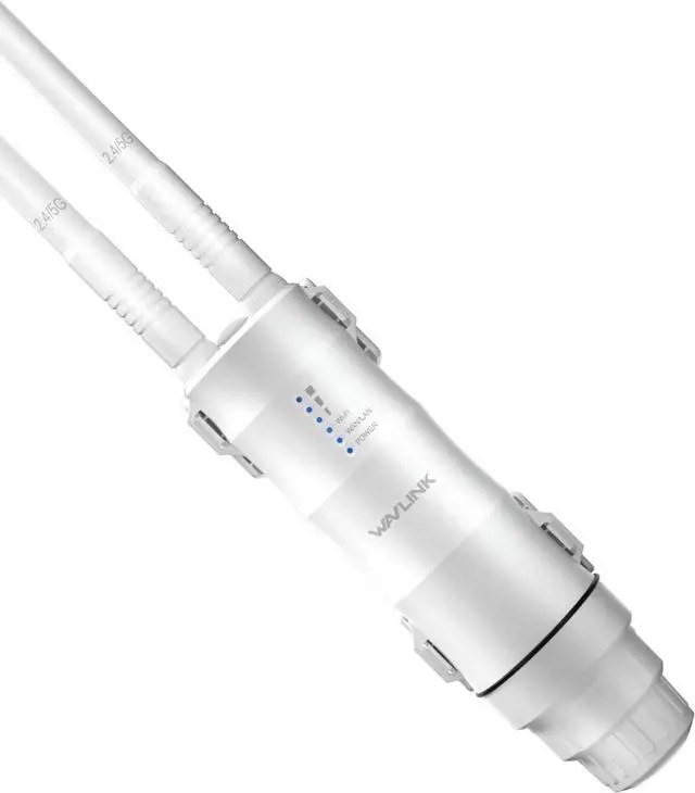 Main image of Outdoor WiFi Access Point, WAVLINK WiFi Router Extender, AC600 High Power Dual Band 2.4+5G Wireless Router/AP/Wi-Fi Range Extender 3 in 1 Weatherproof with PoE for Courtyard,RV,Campsite