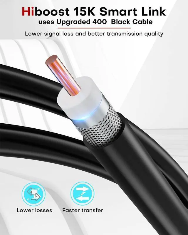Alt view image 4 of 7 - Cell Phone Booster for Multiroom, Boost Cellular Signal up to 10,000 sq ft for All U.S. Carriers | Cell Phone Signal Boosters with 2 Inside Antennas Set for Homes & Offices 2-Story