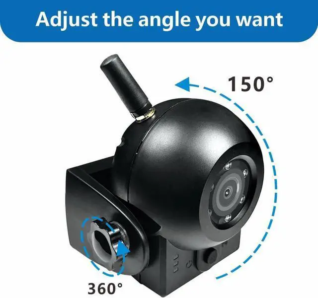 Alt view image 5 of 7 - Magnetic Wireless Backup Camera-WiFi Reversing Camera with Rechargeable Battery, IP68 Waterproof, 1-min Installation, for Hitching Gooseneck Horse Trailer/Boat/RV/Pickup/Truck/Minivan