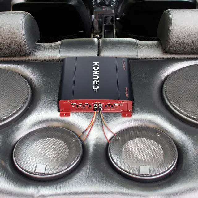 Alt view image 5 of 7 - PX 1000.4 4 Channel 1000 Watt Amp A B Class Car Truck Motor Vehicle Stereo Power Amplifier, Lightweight 5.4 Pounds Black