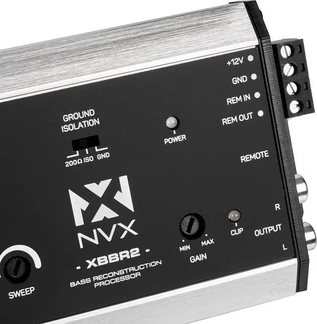 Alt view image 4 of 7 - XBBR2 X-Series 2-Channel Bass Restoration Processor and Line Output Converter with Impedance Matching and Remote Level Control