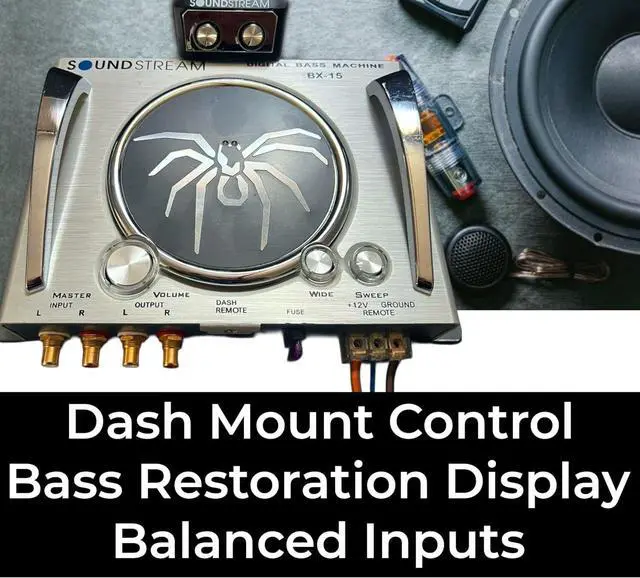 Alt view image 2 of 7 - BX-15 Bass Maximizer and Bass Restoration Processor,Black