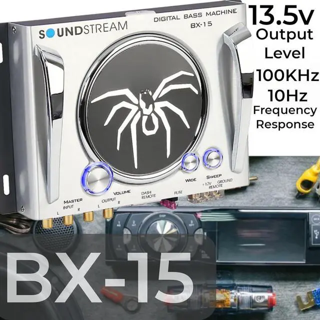 Alt view image 3 of 7 - BX-15 Bass Maximizer and Bass Restoration Processor,Black