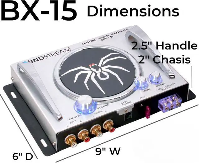 Alt view image 5 of 7 - BX-15 Bass Maximizer and Bass Restoration Processor,Black