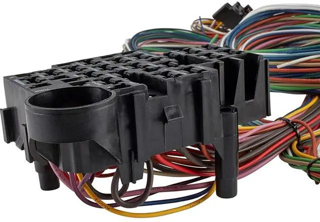 Alt view image 6 of 7 - Universal 22-Circuit Automotive Wiring Harness Kit for GM Tilt Columns - GXL Insulated Copper Wires, Includes Instructions, Ideal for Restorations, Custom Builds and Engine Swaps