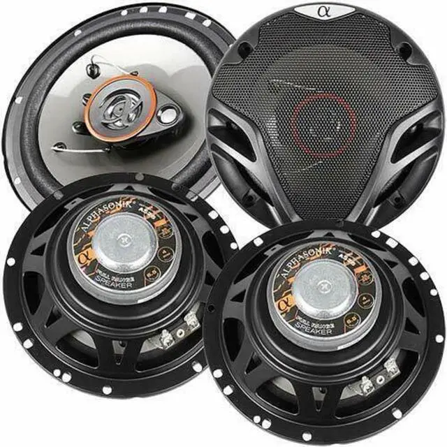Main image of AS265P Loudspeakers 2 Pairs of 6.5" 350W Max 3-Way Speakers 4 Ohms Premium Quality Audio Door Speakers for Car or Truck Stereo Sound System