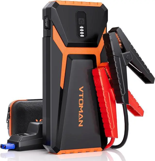Main image of V10 3500A Jump Starter, Portable Car Starter (9.5L Gas,7.5L Diesel Engine) 12V Lithium Jump Box, Auto Battery Booster Power Pack, Car Battery Charger Jumper Starter with Type C Quick Charge