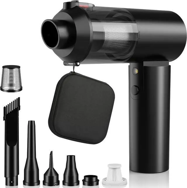 Main image of Vac V2 Portable Air Blower/Car Vacuum 90°Foldable 3in1 Handheld Vacuums Cleaner Brushless Motor High Power 16000PA Compressed Air Dusters Cordless Vacuum Cleaners for Car Home