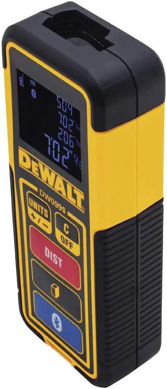 Alt view image 3 of 4 - Laser Measure Tool/Distance Meter, 100-Feet with Bluetooth (DW099S)