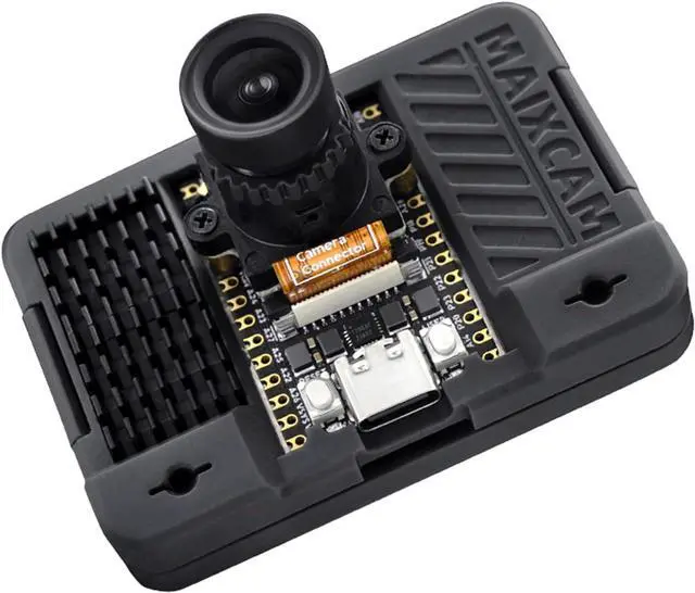 Alt view image 2 of 7 - Sipeed MaixCAM 1TOPS NPU RISCV Development Board, 256MB DDR3 C906 RISC-V CPU SBC, AI Smart Vision Sensor for AI Face Recognition/Object Tracking, Support Phython C/C++ Programming (MaixCAM Module)