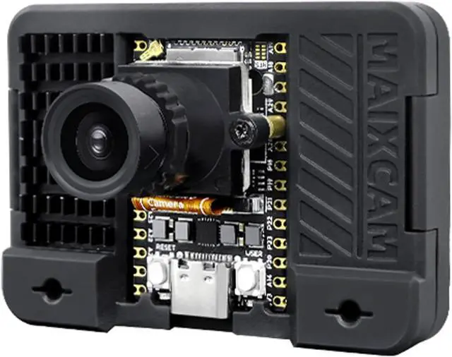 Alt view image 3 of 7 - Sipeed MaixCAM 1TOPS NPU RISCV Development Board, 256MB DDR3 C906 RISC-V CPU SBC, AI Smart Vision Sensor for AI Face Recognition/Object Tracking, Support Phython C/C++ Programming (MaixCAM Module)