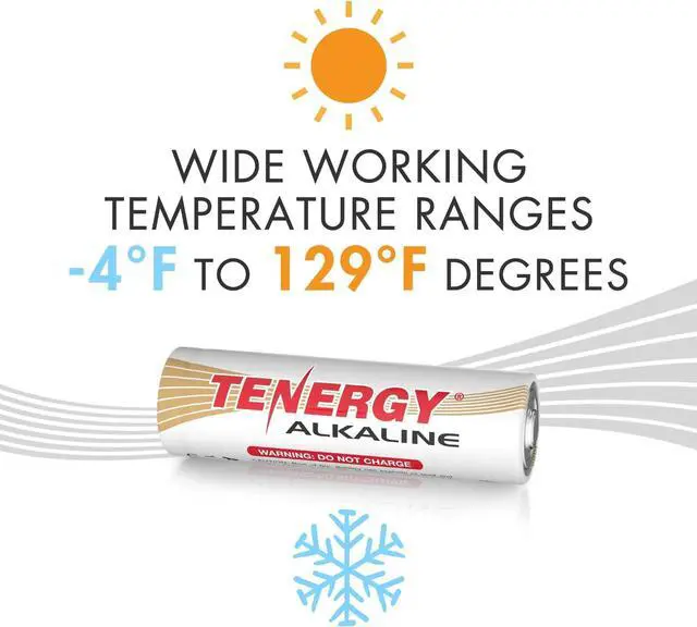 Alt view image 4 of 6 - Tenergy 1.5V AA Alkaline Battery, High Performance AA Non-Rechargeable Batteries for Clocks, Remotes, Toys & Electronic Devices, Replacement AA Cell Batteries, 120 Pack