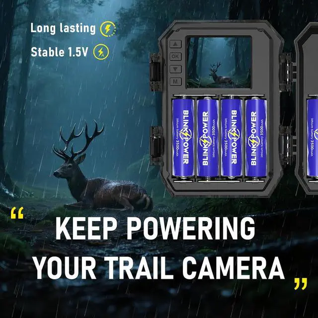 Alt view image 5 of 7 - Lithium Batteries AA 128 Bulk Pack, 3500mAh NO.1 Lasting 1.5V Double A Lithium Battery Non-Rechargeable