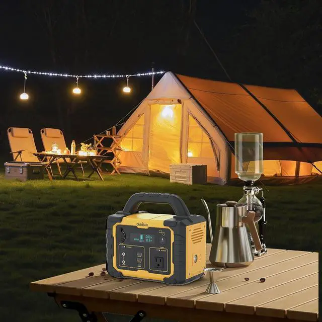 Alt view image 7 of 7 - 300W Portable Power Station, 294Wh Backup Lithium Battery, 120V/300W AC Outlet, Solar Generator for Home, RV, Outdoor, Camping and Emergencies Use