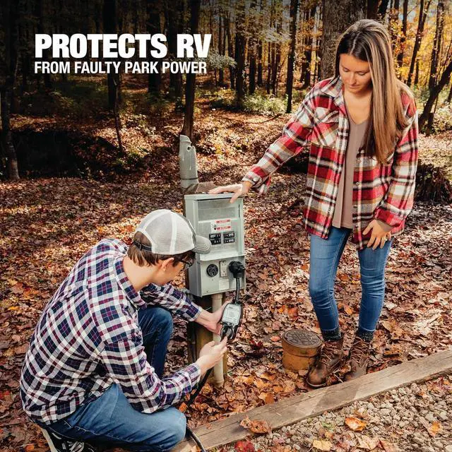 Alt view image 5 of 7 - Surge Guard 30 Amp Portable RV Surge Protector with Enhanced Diagnostics, 2100 Joules, 44280